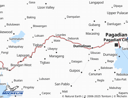 MICHELIN Begong map - ViaMichelin