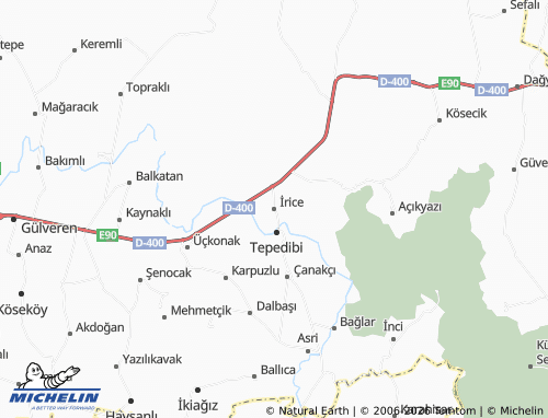 MICHELIN İrice map - ViaMichelin
