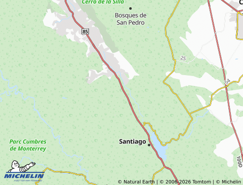 MICHELIN Equinoccio Privadas map - ViaMichelin