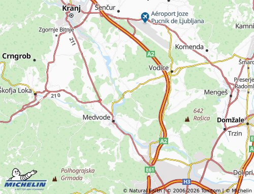 Mappa MICHELIN Smlednik - ViaMichelin