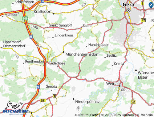 Mappa MICHELIN Kleinbocka - ViaMichelin