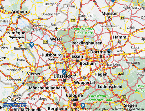 MICHELIN Bottrop map - ViaMichelin
