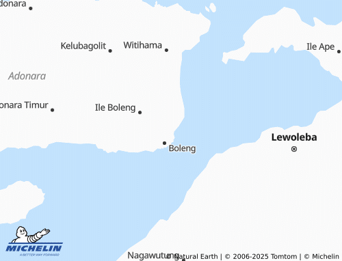 MICHELIN Nele Lamawangi II map - ViaMichelin