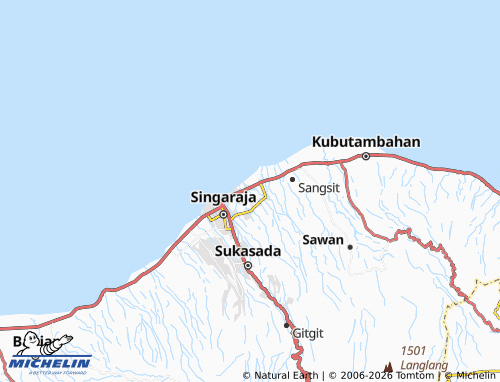 Mappa MICHELIN Penarukan - ViaMichelin