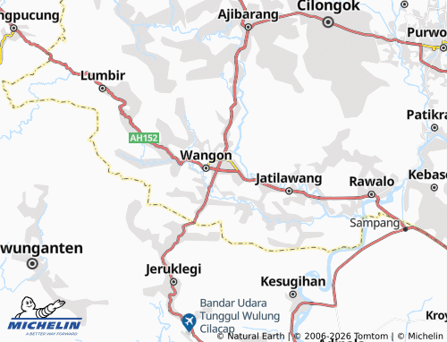 MICHELIN-Landkarte Klapagading Kulon - ViaMichelin