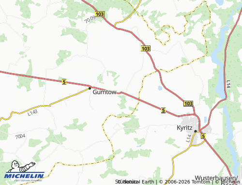 MICHELIN Demerthin map - ViaMichelin