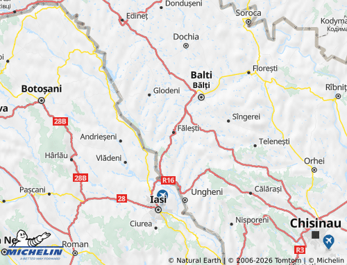 Mappa MICHELIN Fălești - ViaMichelin