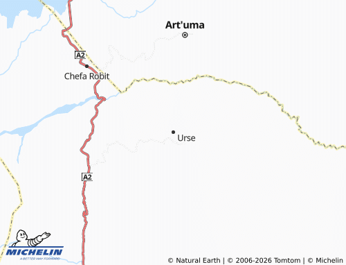 Mapa MICHELIN Urse - ViaMichelin