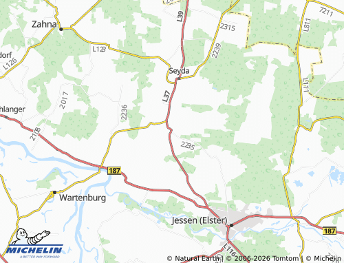 MICHELIN Gentha map - ViaMichelin