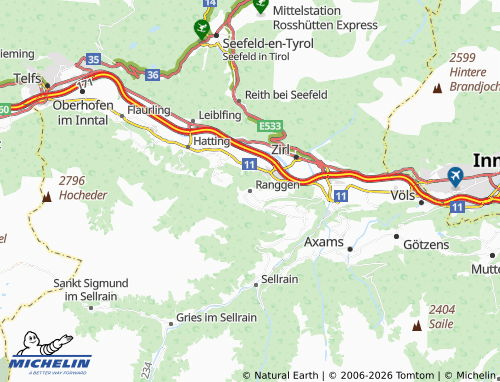 Mapa MICHELIN Ranggen - ViaMichelin