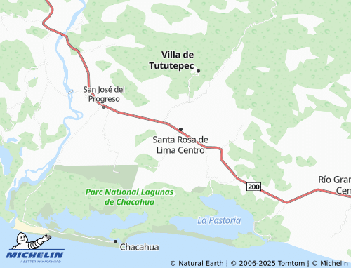 MICHELIN La Escondida map - ViaMichelin
