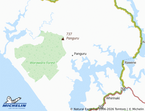 Mapa MICHELIN Panguru - ViaMichelin