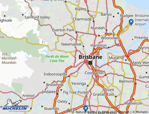 MICHELIN Bardon map - ViaMichelin