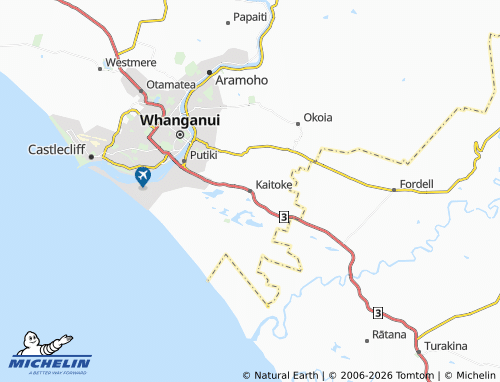 Mapa MICHELIN Kaitoke - ViaMichelin