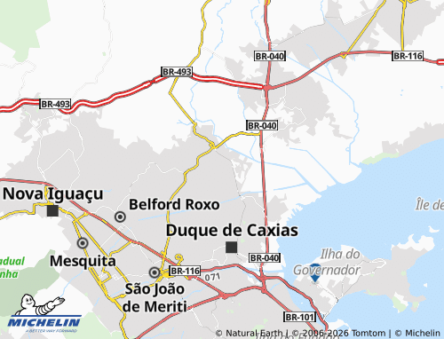 Mapa MICHELIN Vila Rosário - ViaMichelin