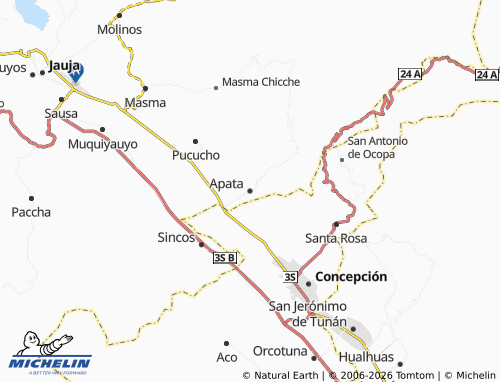 MICHELIN-Landkarte Apata - ViaMichelin
