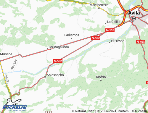 MICHELIN Niharra map ViaMichelin