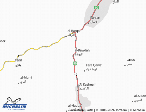 Carte MICHELIN al-Rawdah - ViaMichelin