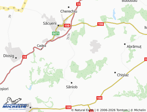 MICHELIN Sânnicolau De Munte map - ViaMichelin