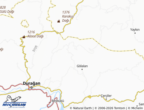 Mappa MICHELIN Kızılcapelit - ViaMichelin