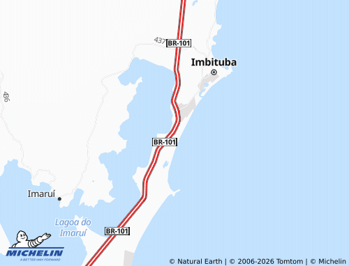 Mapa MICHELIN São Tomaz - ViaMichelin