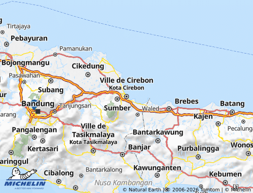 Mapa MICHELIN Kota Cirebon - ViaMichelin