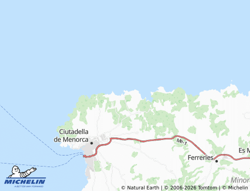Mapa MICHELIN Cala Morell - ViaMichelin