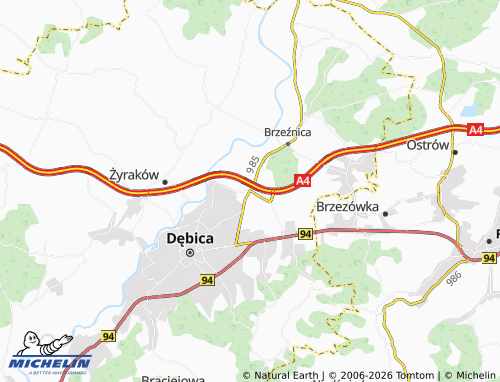 Mapa MICHELIN Pustynia - ViaMichelin