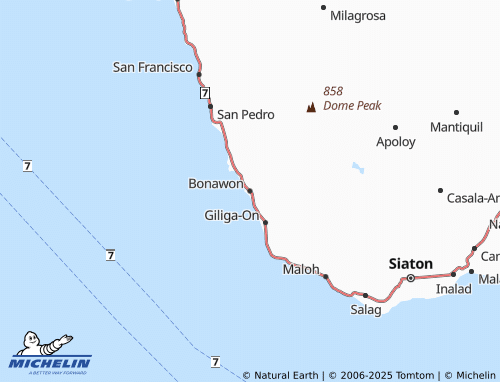 MICHELIN Bonawon map - ViaMichelin