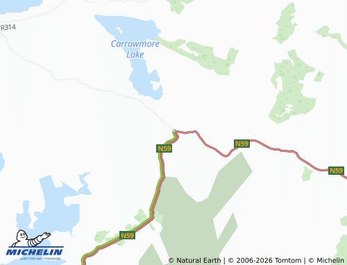 Mappa MICHELIN Bangor - ViaMichelin