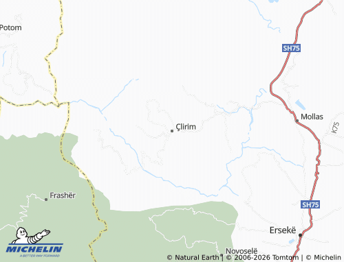 Mapa MICHELIN Çlirim - ViaMichelin
