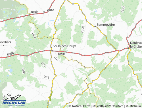 Carte MICHELIN Trémilly - ViaMichelin