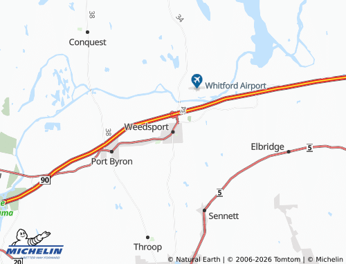 Mapa MICHELIN Weedsport - ViaMichelin