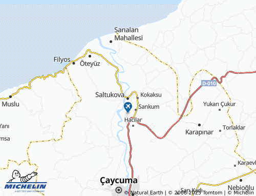 MICHELIN Karboğaz map - ViaMichelin
