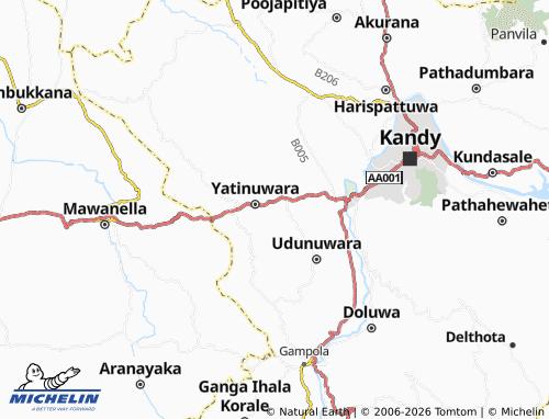 MICHELIN Ilukwatta map - ViaMichelin