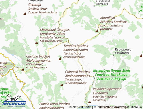 MICHELIN Avlaki map - ViaMichelin