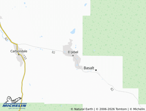 Carte MICHELIN El Jebel - ViaMichelin