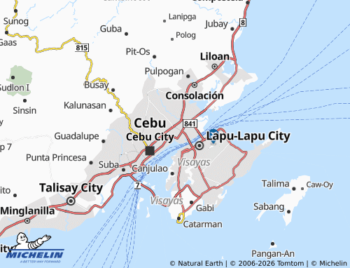 Mappa MICHELIN Mandaue City - ViaMichelin