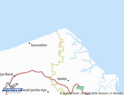 MICHELIN Ranto Panyang map - ViaMichelin