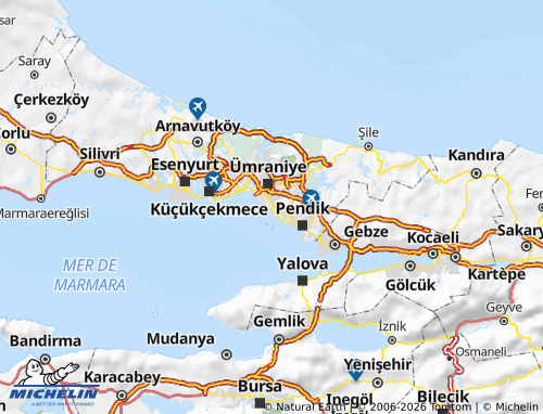 Mappa MICHELIN Maltepe - ViaMichelin