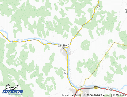 Kaart MICHELIN Vähäkyrö - ViaMichelin
