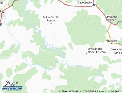 Mapa MICHELIN Felipe Ángeles, El Pujido - ViaMichelin