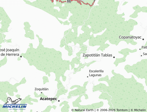 Mapa MICHELIN Xalpitzáhuac - ViaMichelin