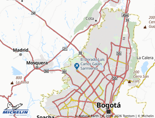 Carte MICHELIN El Gaco - ViaMichelin