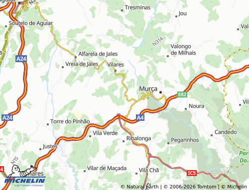 Mapa MICHELIN Fiolhoso - ViaMichelin