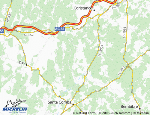 MICHELIN-Landkarte A Cotoleira - ViaMichelin