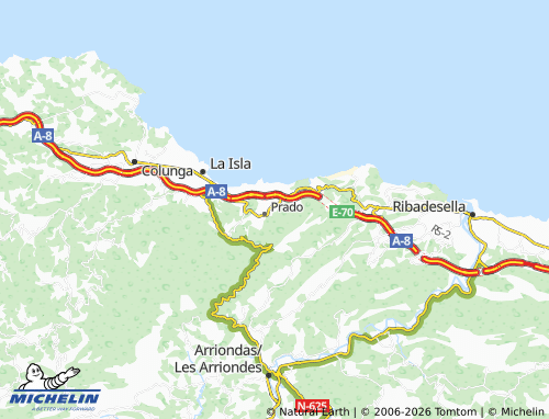 MICHELIN-Landkarte Bandalisque - ViaMichelin