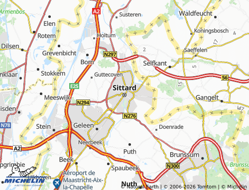 Carte MICHELIN Sittard - ViaMichelin