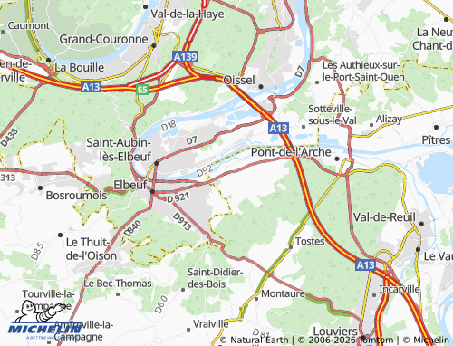 Mapa MICHELIN Martot - ViaMichelin