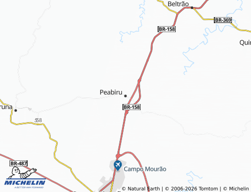 Mappa MICHELIN Peabiru - ViaMichelin
